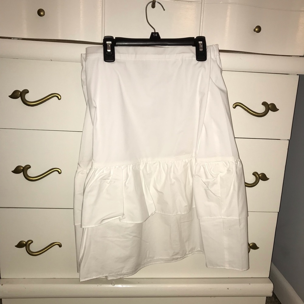 J. Crew White Skirt